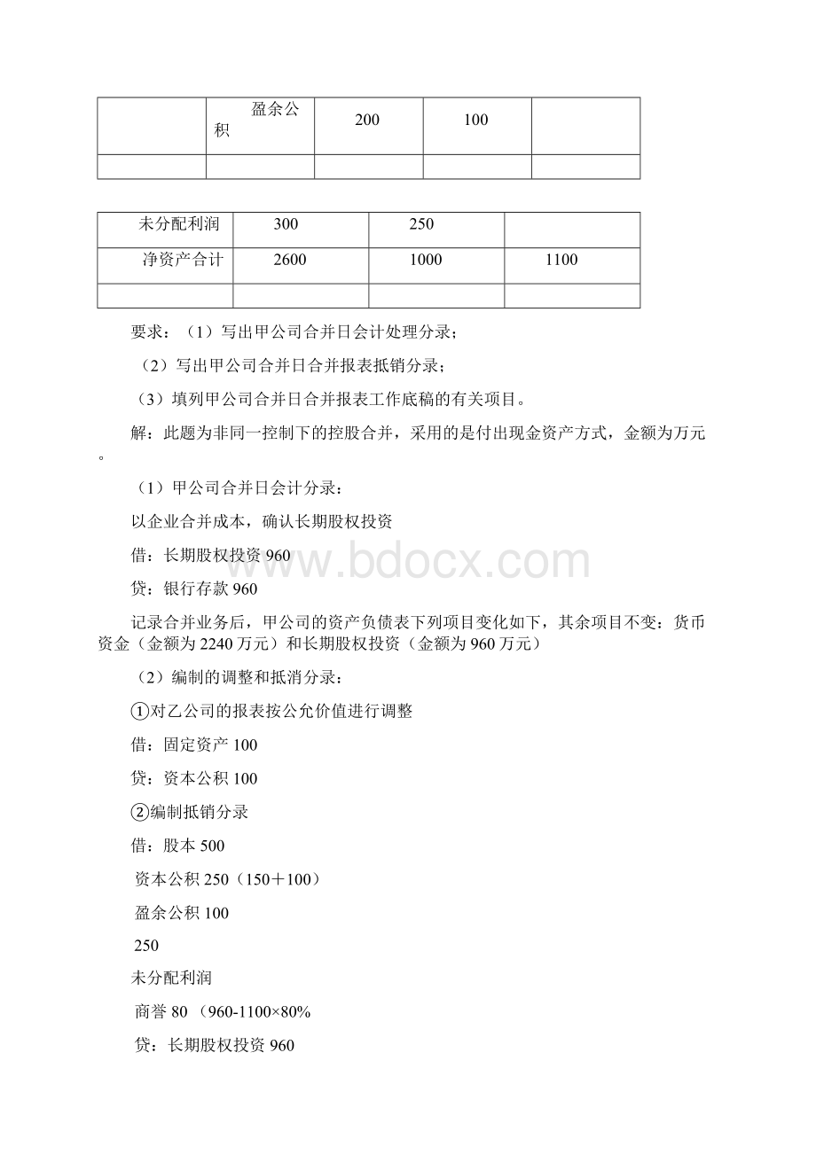 高级财务会计形考任务及参考答案Word文档格式.docx_第2页