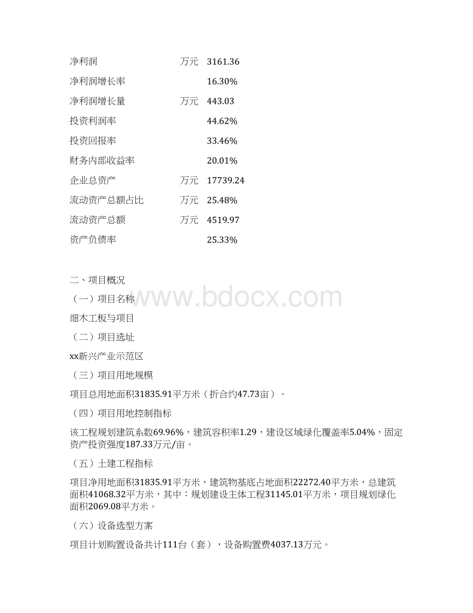 细木工板与项目可行性研究报告Word格式文档下载.docx_第3页