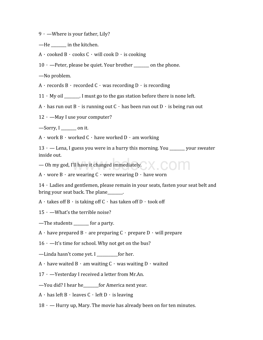 完整版英语中现在进行时的用法归纳总结Word格式文档下载.docx_第2页