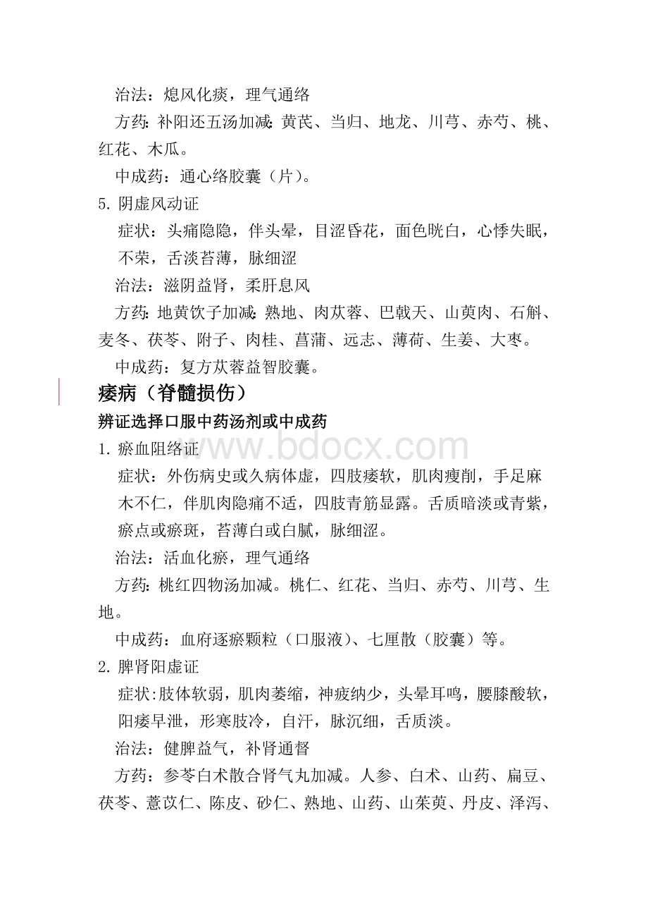 康复科常见病种中医处方_精品文档Word下载.doc_第2页