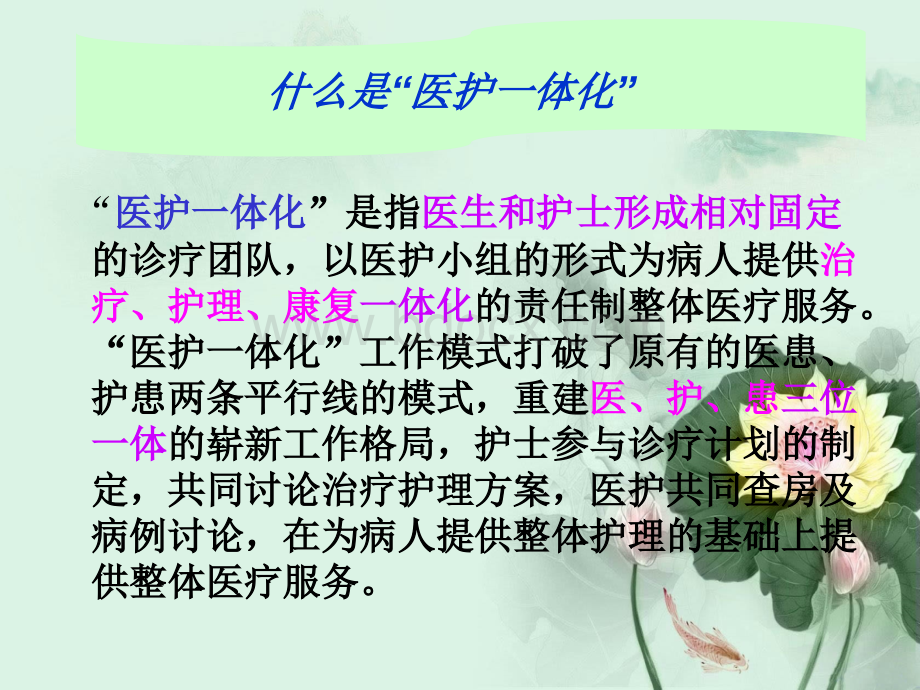 妇科医护一体化管理模式PPT推荐.ppt_第2页