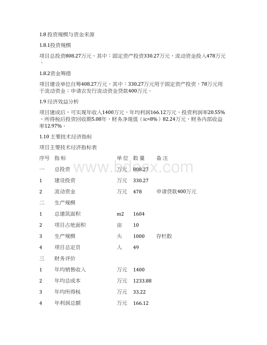 商南县千头立体型养猪场建设项目建设可行性研究报告.docx_第3页