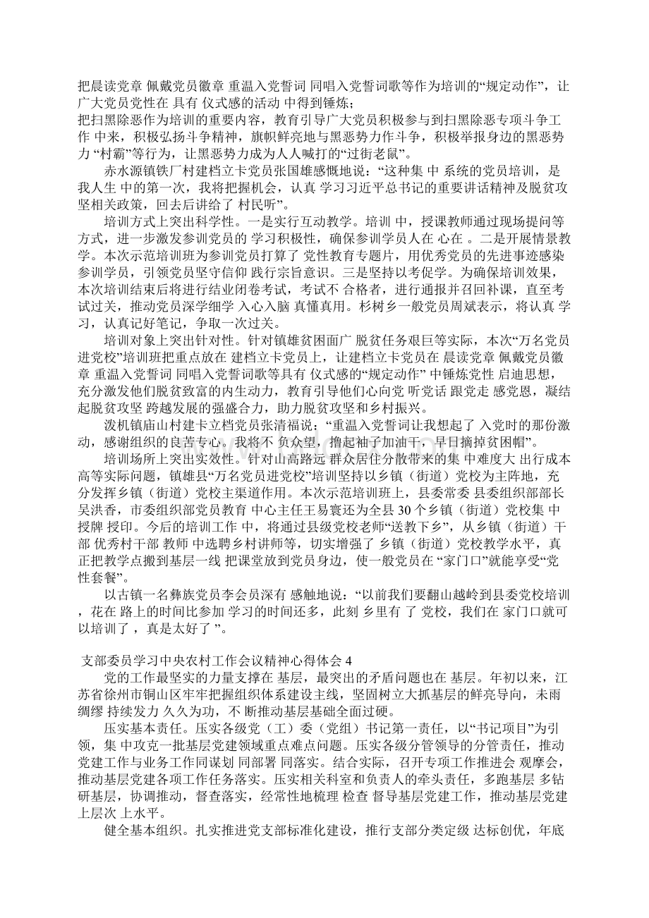 支部委员学习中央农村工作会议精神心得体会.docx_第3页