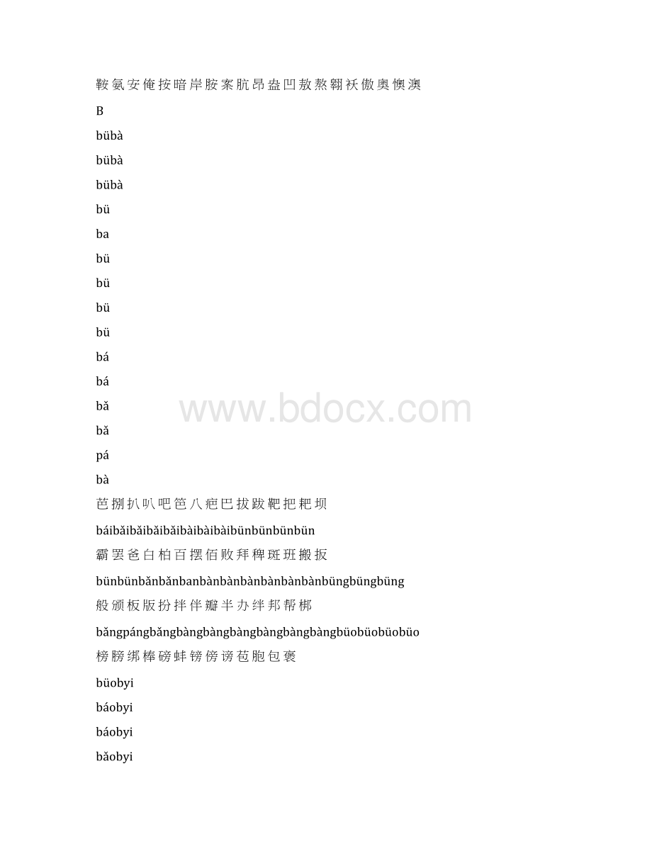 汉语常用词汇3500word范文 53页Word格式.docx_第2页