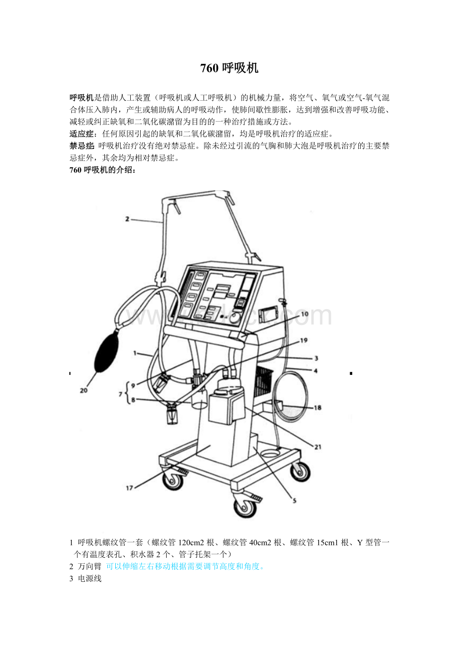 呼吸机操作流程图文专业讲解_精品文档.doc_第1页