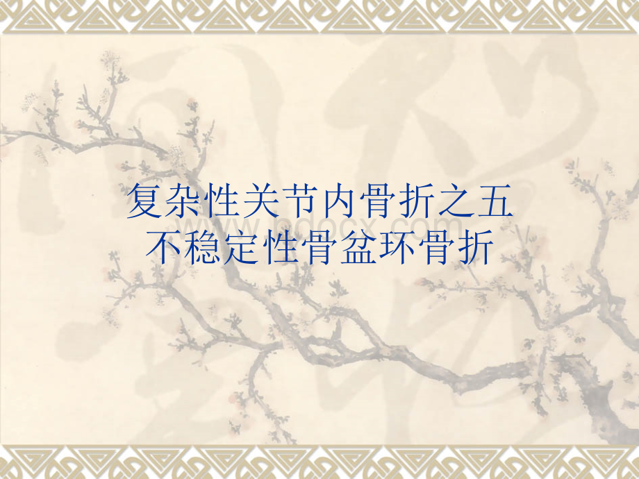 不稳定性骨盆环骨折.ppt_第1页