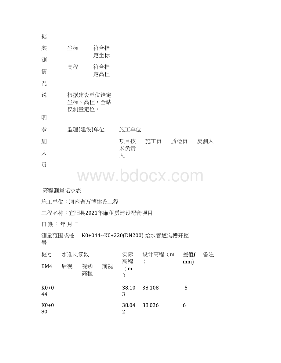 原地面高程复测记录表Word格式文档下载.docx_第3页