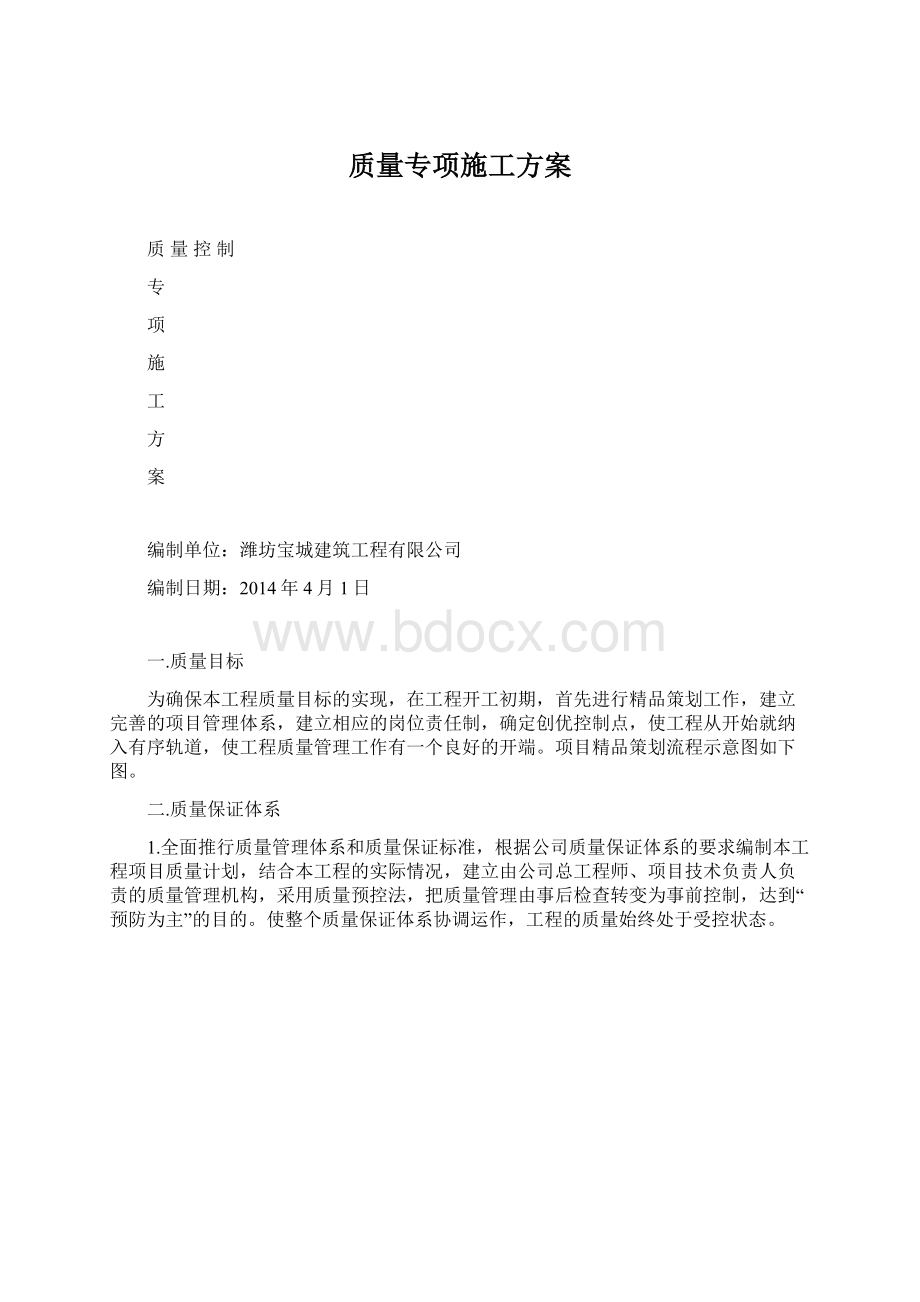 质量专项施工方案Word下载.docx_第1页