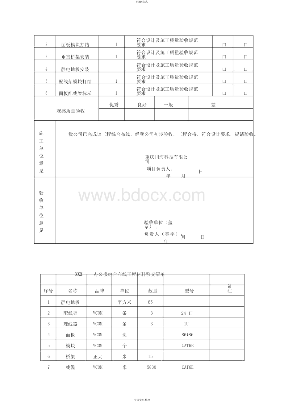 综合布线验收报告(20200128095056)Word格式.docx_第3页