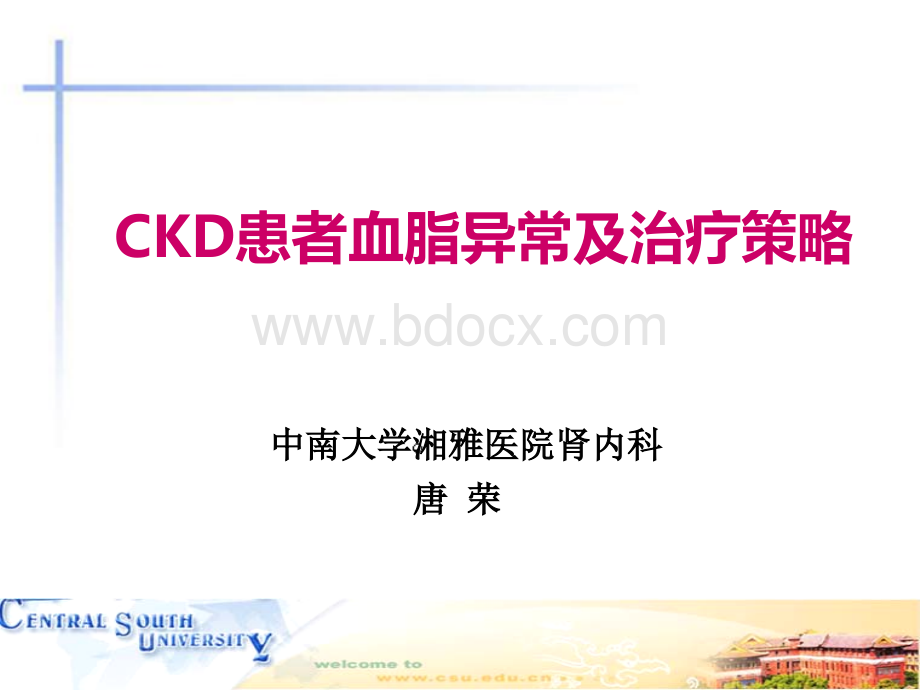 CKD患者血脂异常及治疗策略.pptx_第1页