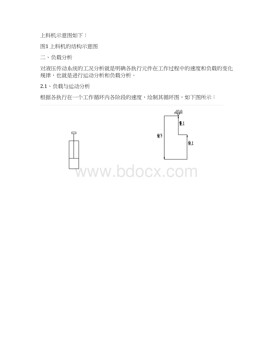 完整版毕业课程设计设计一台上料机液压系统Word文件下载.docx_第3页