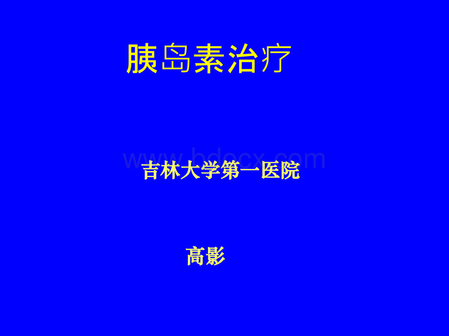 型糖尿病的胰岛素治疗精品文档优质PPT.ppt_第1页