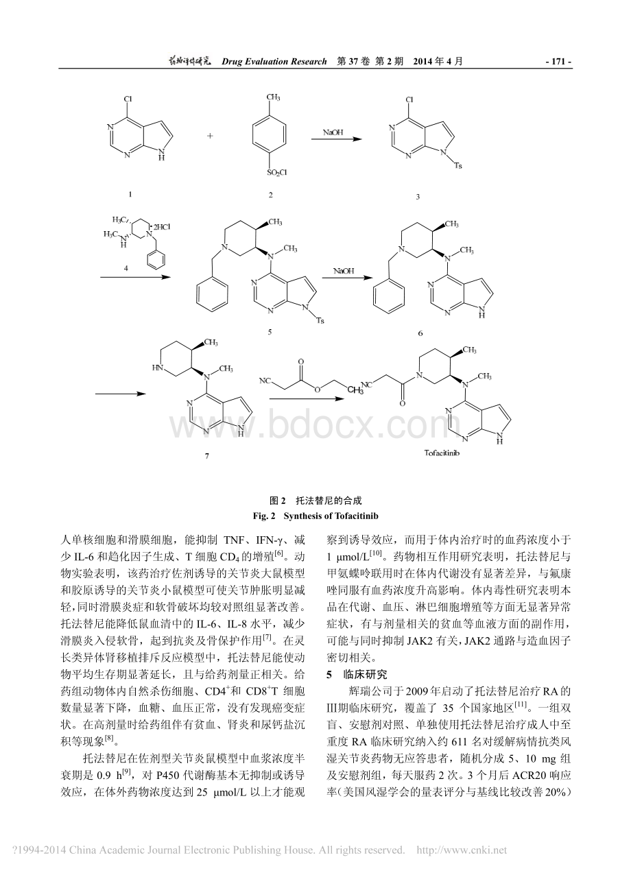 抑制JAK3激酶的免疫抑制剂托法替尼.pdf_第3页