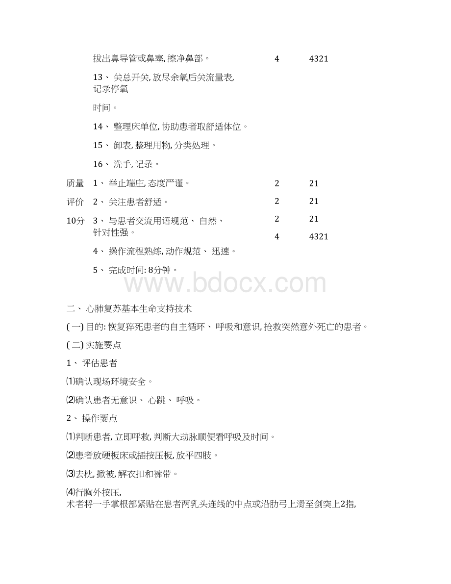 护理技能标准模板Word文件下载.docx_第3页