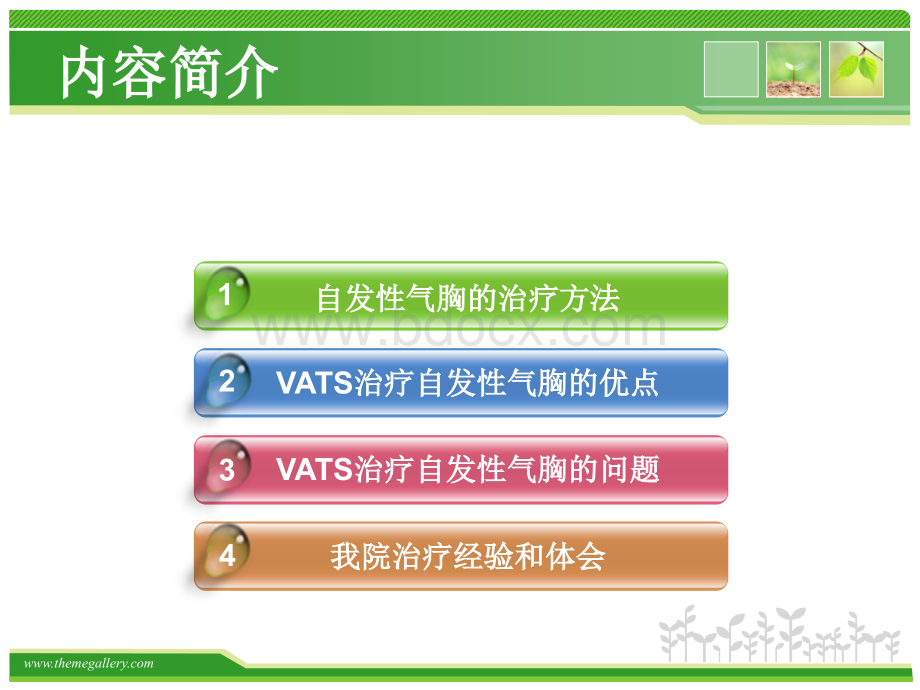 VATS治疗自发性气胸经验探讨.ppt_第2页