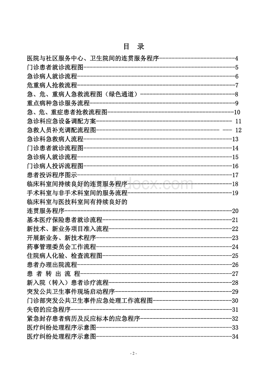 医院质量管理流程图1.doc_第2页