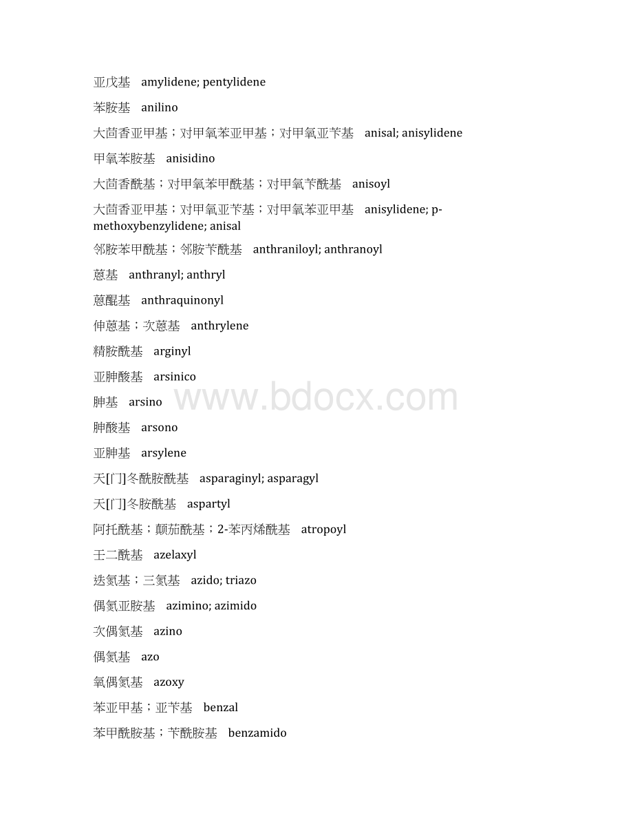 有机化学基团名称翻译docWord下载.docx_第2页