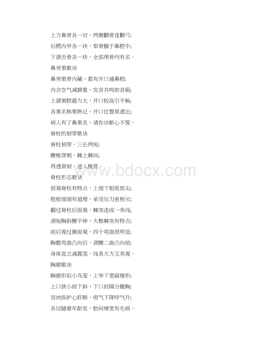 医学趣味记忆法解剖学医师从业指南汇编Word文档格式.docx_第2页