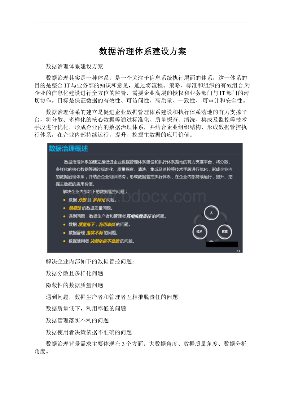 数据治理体系建设方案.docx