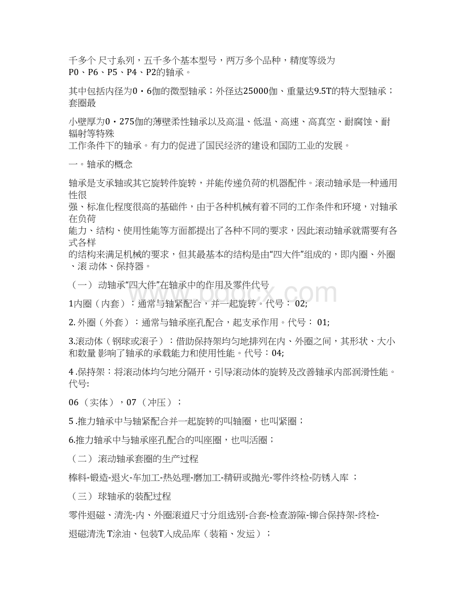 滚动轴承基础知识讲义Word格式.docx_第2页