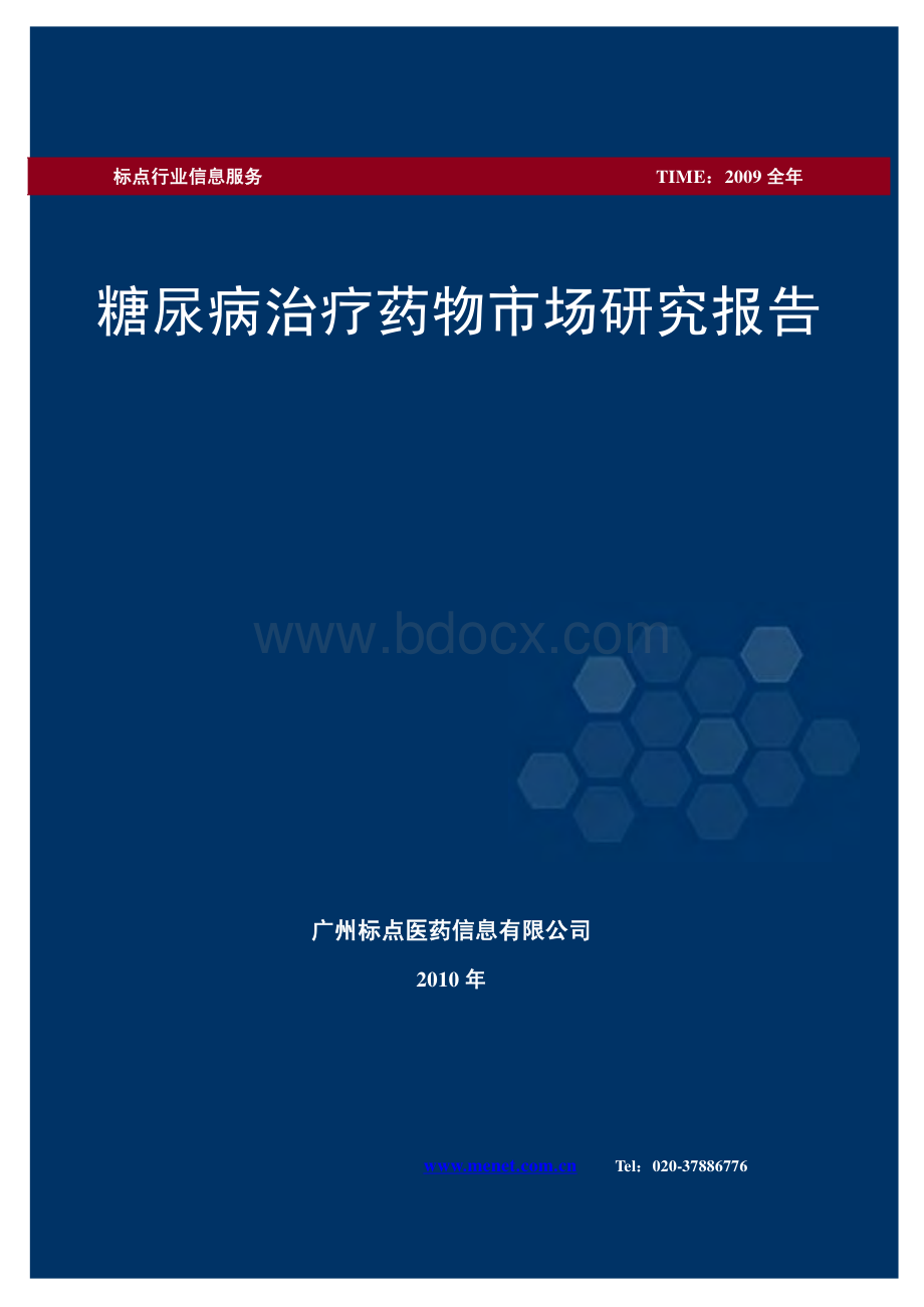 药物市场研究报告_精品文档.pdf