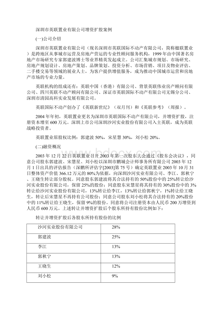 增资扩股融资模式及成功案例分析.docx_第2页