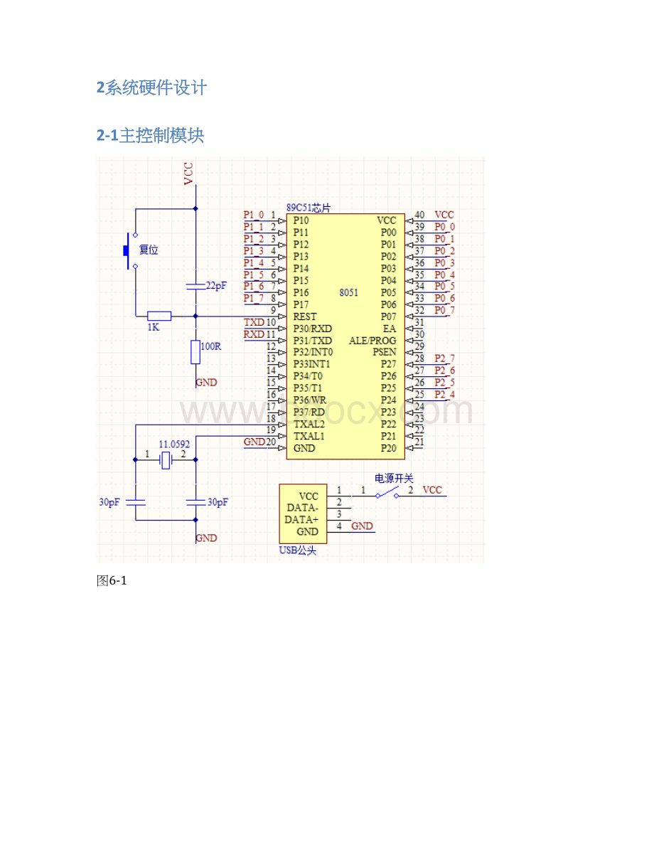 基于51单片机蓝牙模块传输数据毕业设计作品.docx_第3页