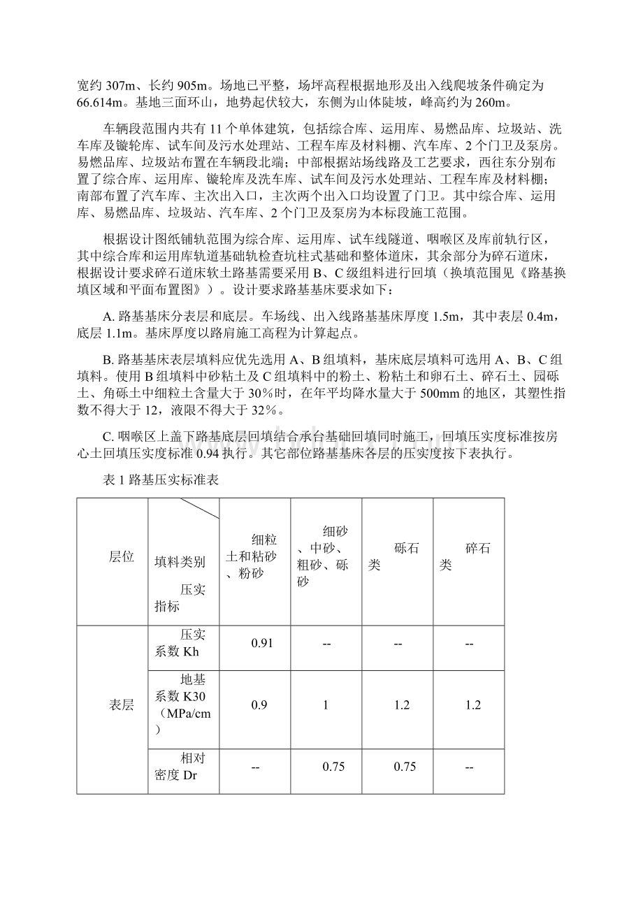 城市轨道咽喉区及轨行区碎石道床路基回填工程.docx_第3页