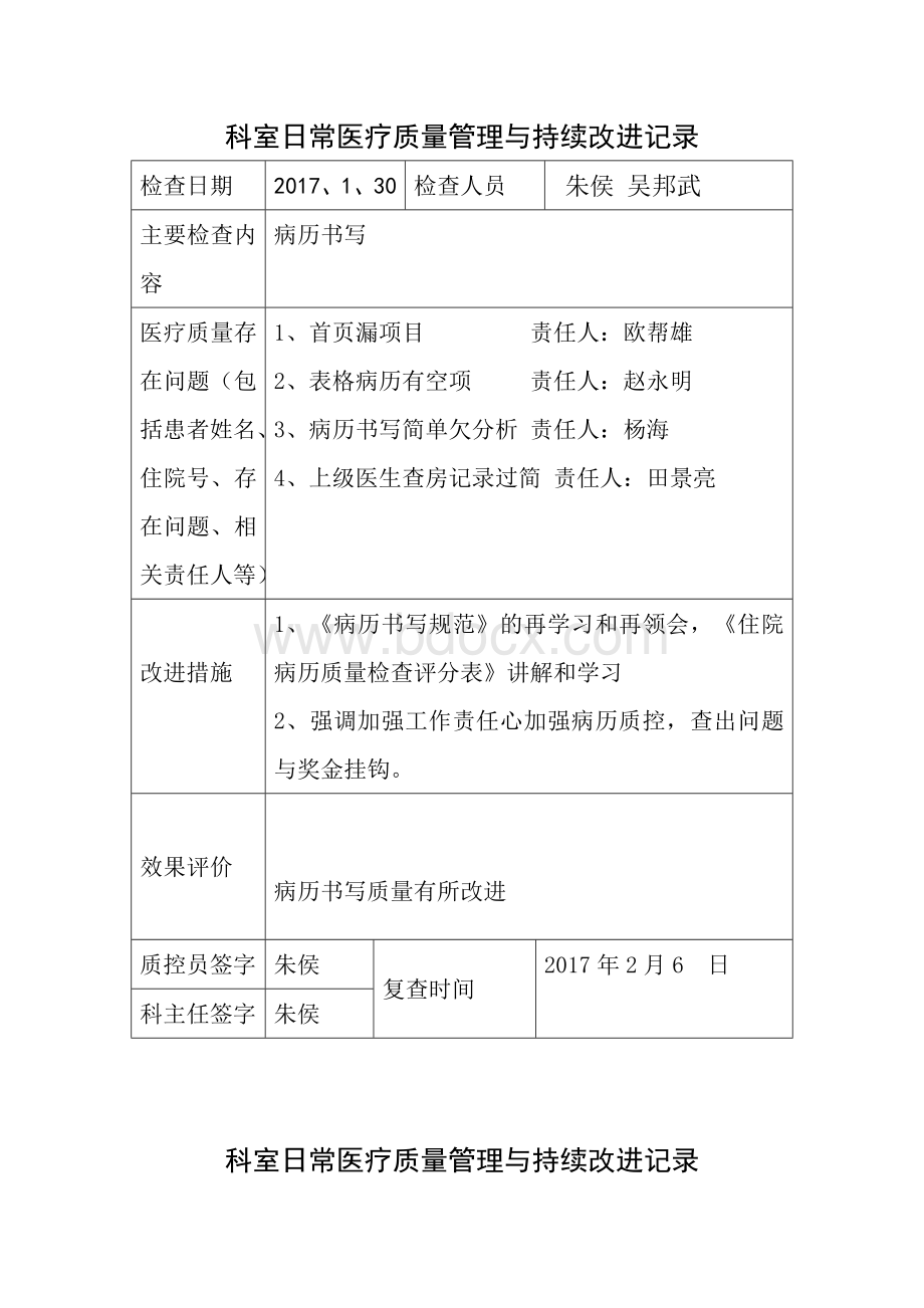 续改进检查表_精品文档_精品文档.docx