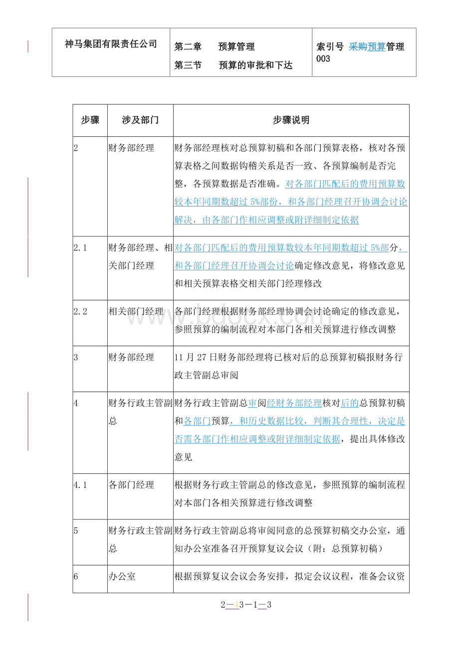 企业全面预算的审批和下达Word文档下载推荐.doc_第3页