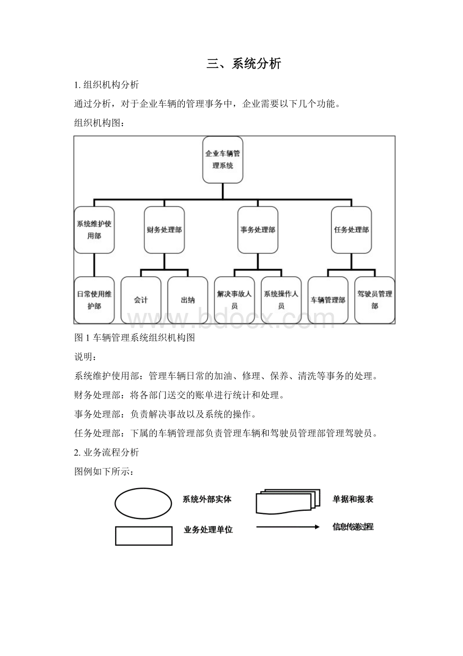 车辆管理信息系统分析与设计文档格式.docx_第3页