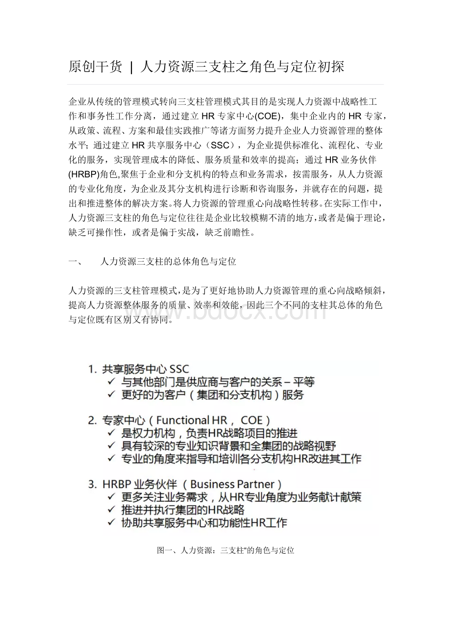 人力资源三支柱模型文档格式.docx_第1页