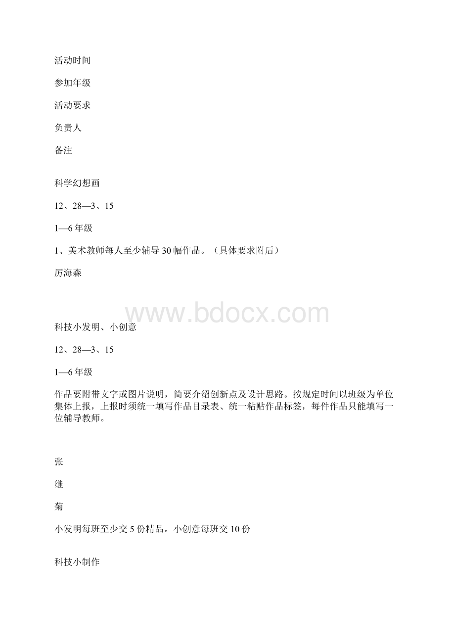 展开想象的翅膀 放飞创新的梦想科技节活动方案.docx_第3页