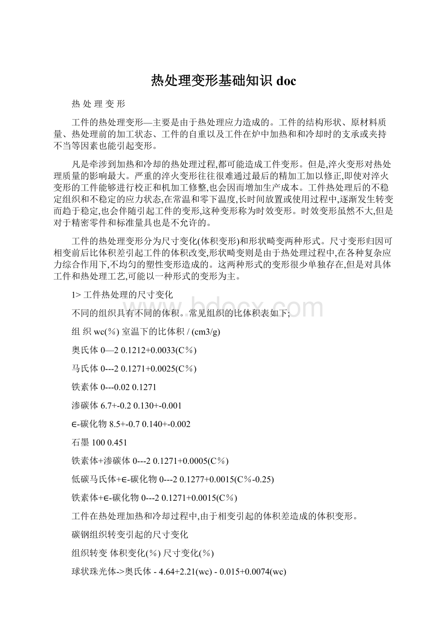 热处理变形基础知识doc.docx