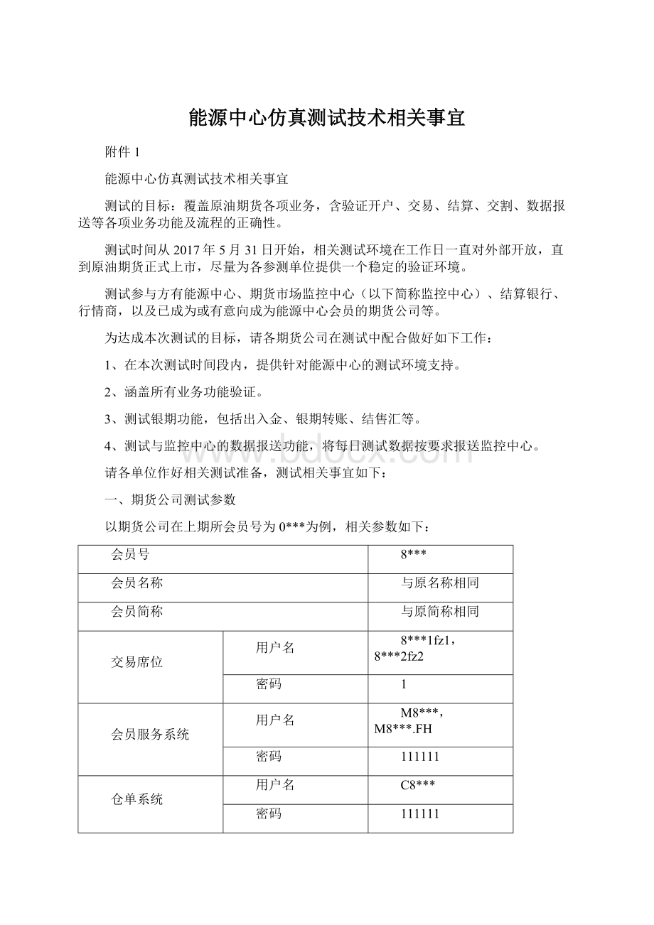 能源中心仿真测试技术相关事宜Word文档格式.docx