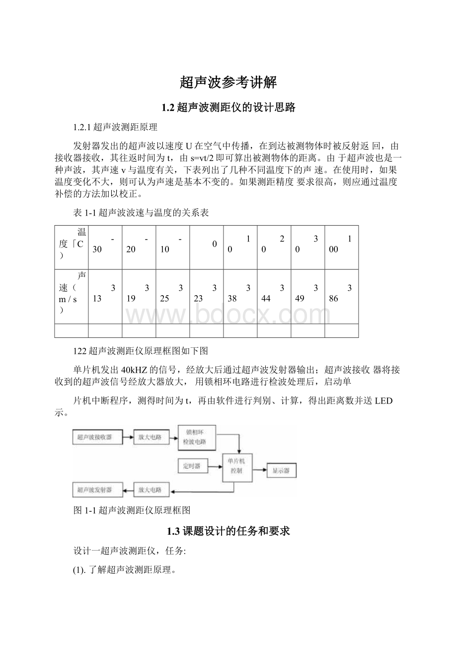 超声波参考讲解.docx_第1页