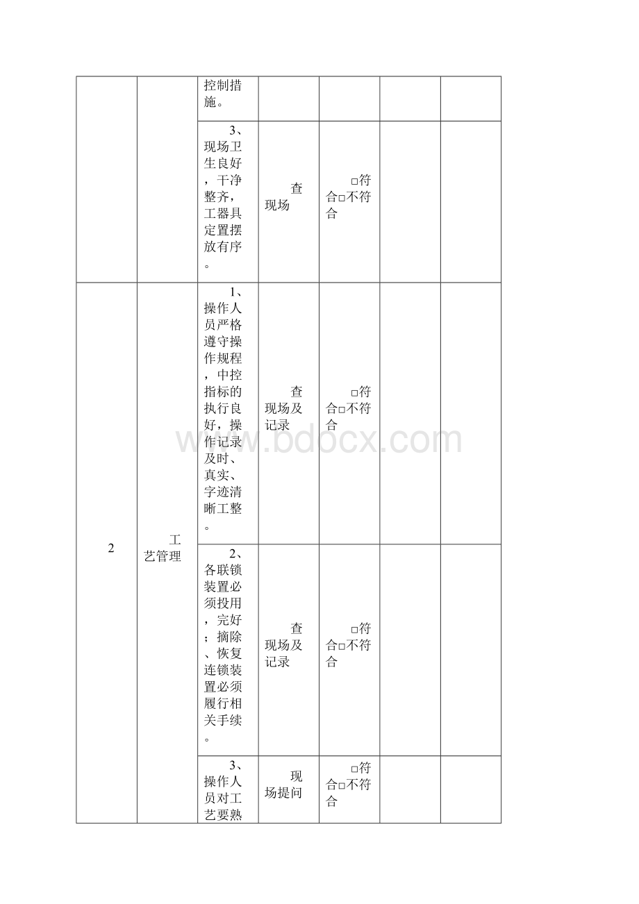 版安全标准化安全检查表汇总Word文档格式.docx_第3页