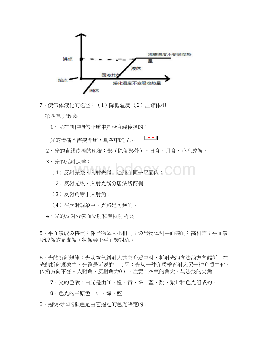 初中物理所有章节知识点复习大全精华版知识分享.docx_第3页