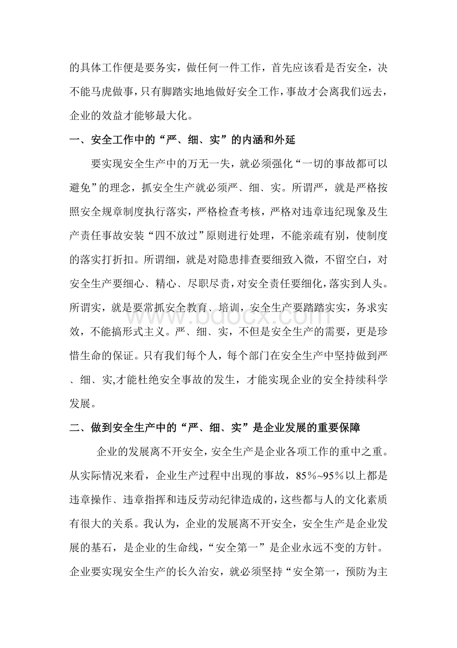 “严细实”是实现企业安全生产管理的重要手段Word文档下载推荐.doc_第2页