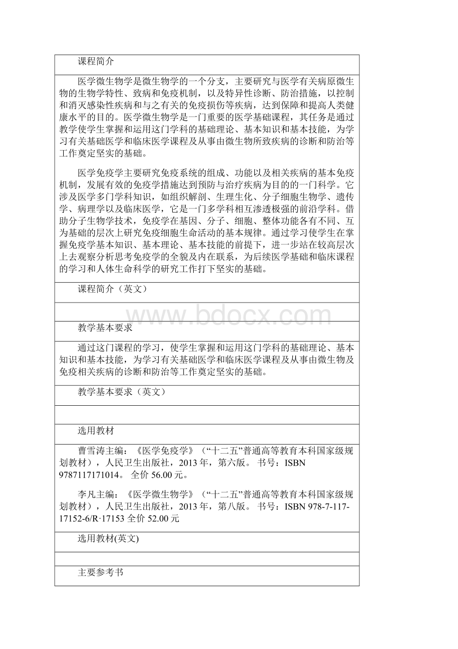 医学微生物学与免疫学新版大纲.docx_第3页