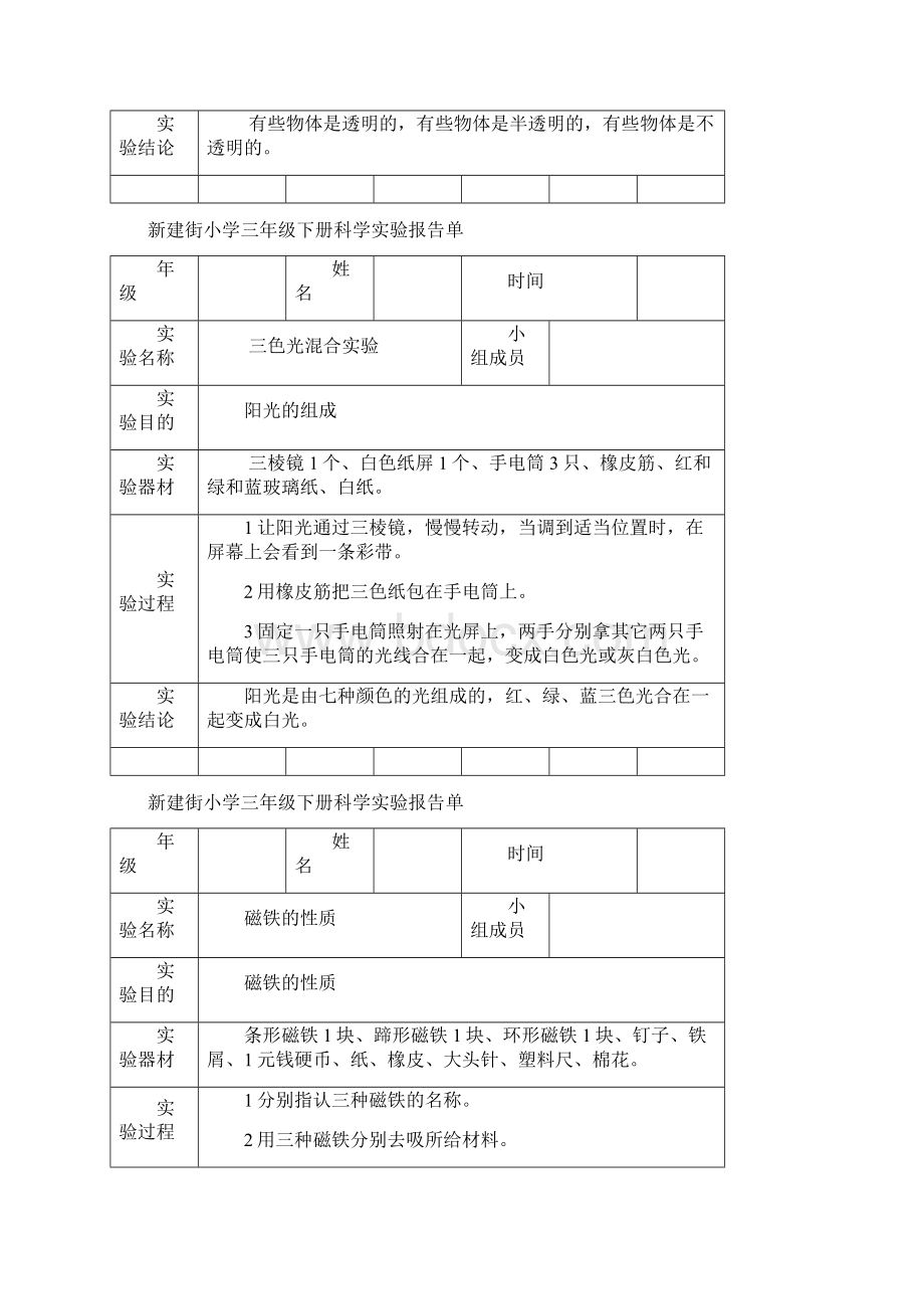 小学科学三年级下册实验报告单.docx_第3页