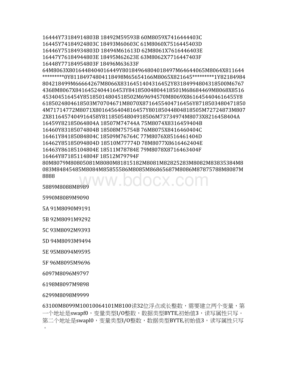 组态王与信捷PLCModbus地址协议对照表文档格式.docx_第3页