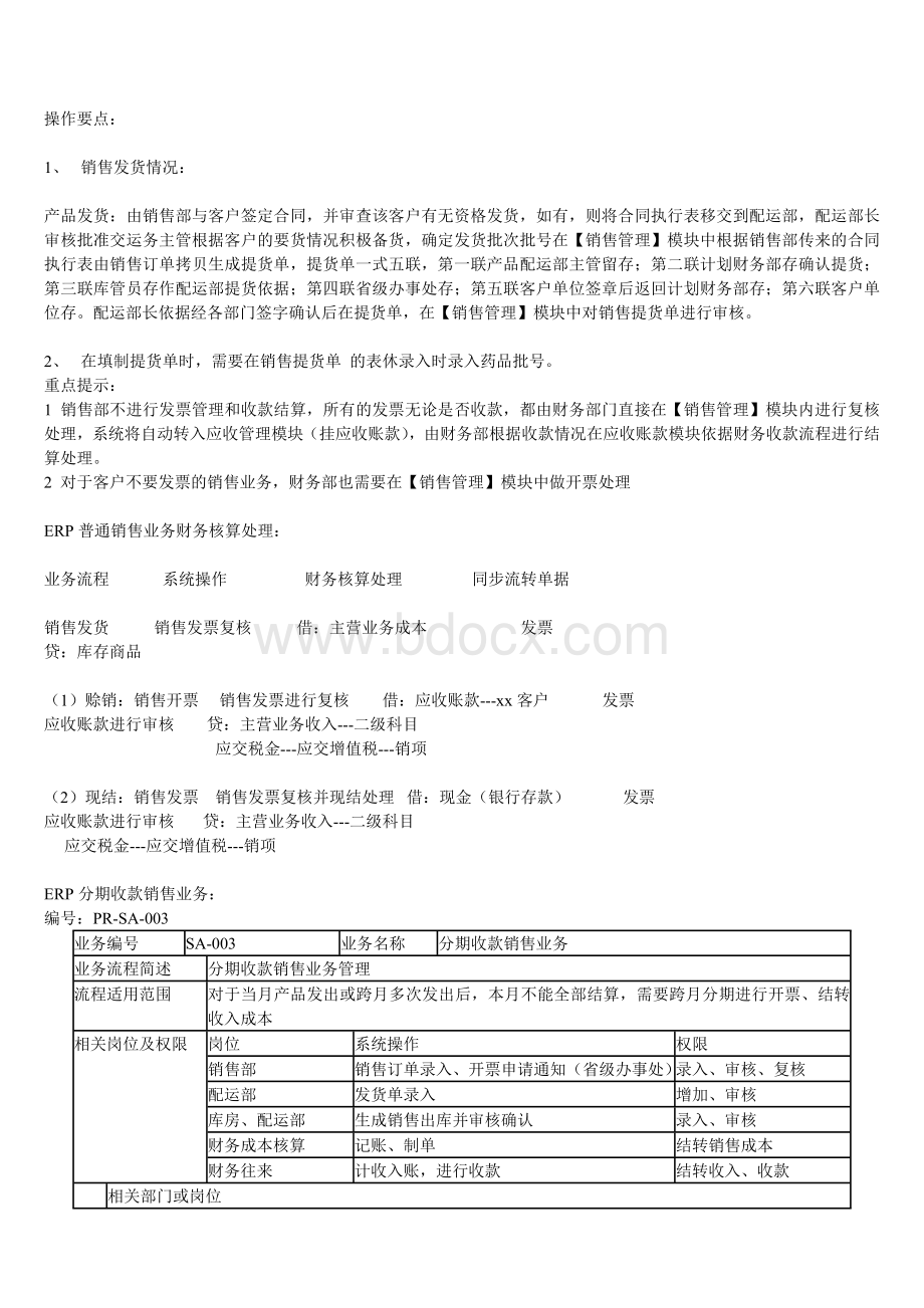 ERP中销售流程及财务管理应用桉例之----流程图部分.doc_第2页