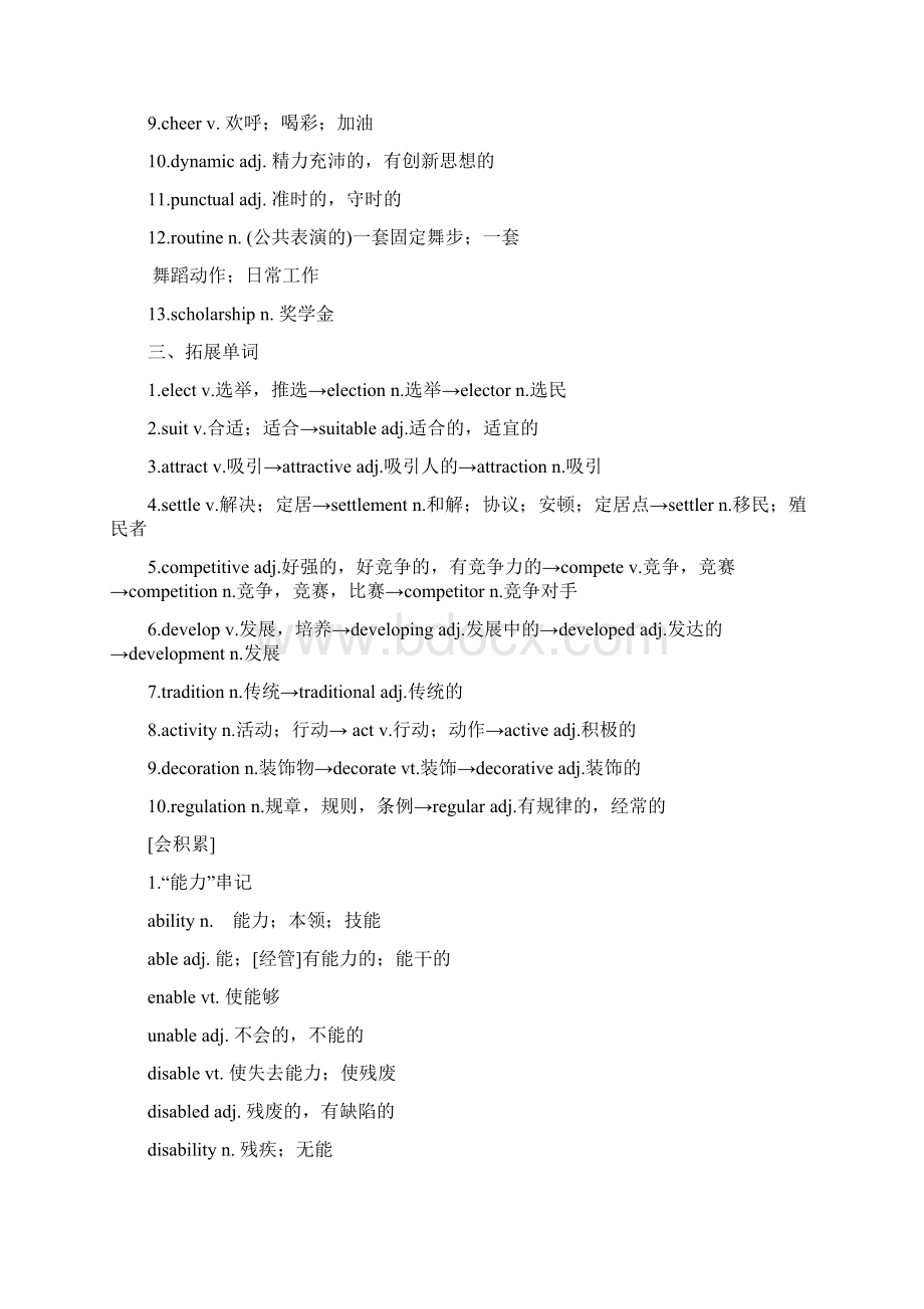 版高考英语大一轮复习 第一部分 Module 2 Highlights of My Senior Year课下作业 外研版选修7doc文档格式.docx_第2页