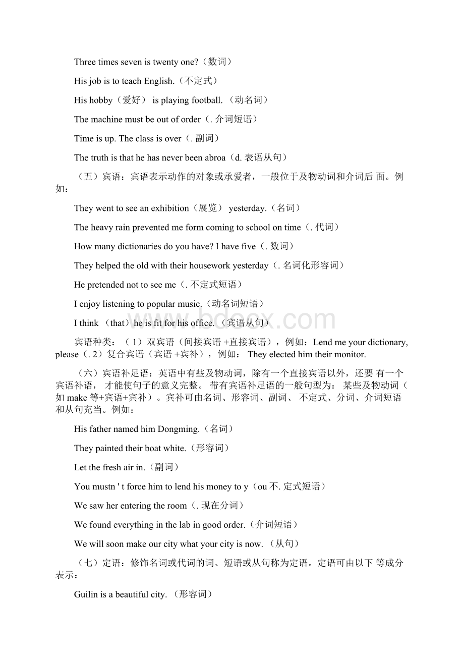 英语划分句子成分练习题及答案Word文件下载.docx_第2页