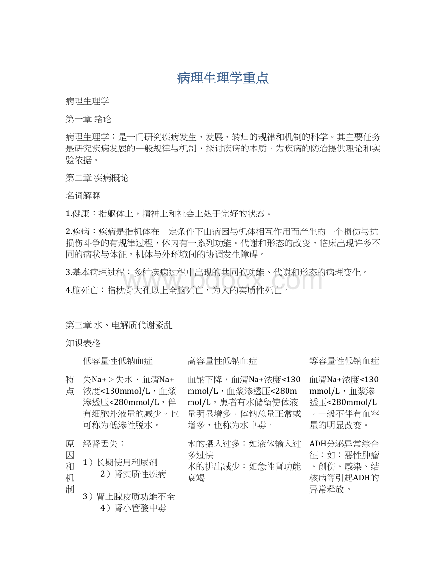 病理生理学重点.docx