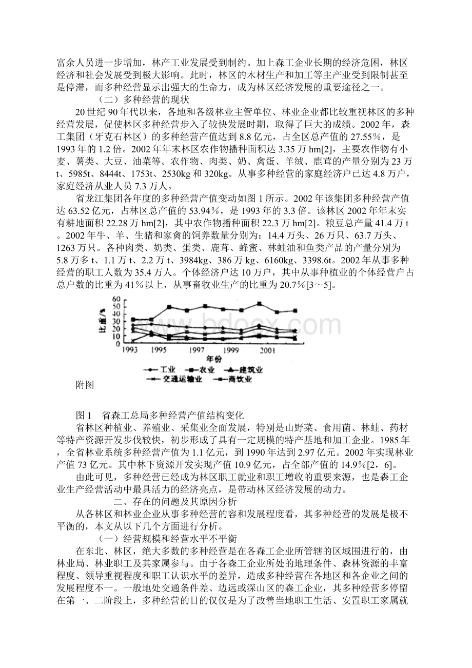 东北与内蒙古林区多种经营发展与现状研讨Word格式.docx_第3页