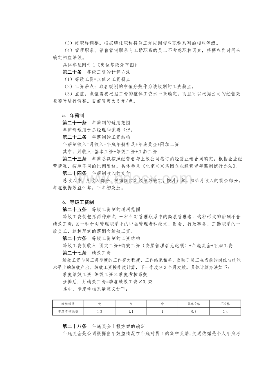 ××房地产公司薪酬管理制度Word格式.doc_第3页