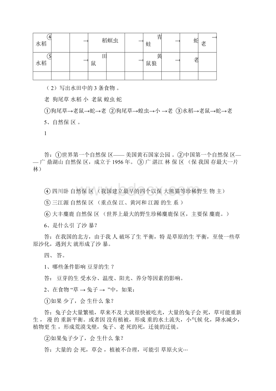 完整五年级科学上册科学复习资料完整版docxWord下载.docx_第3页