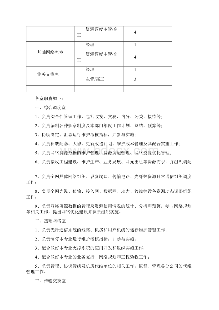 9A文运维部组织架构岗位说明及工作流程.docx_第2页